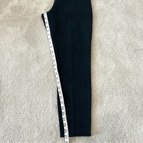 J. Crew Pixie Pants 10S Skinny Dark Gray Black Knit High Rise Zip Back Seam NWT - Picture 10 of 15